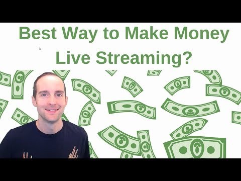How to make money live streaming from your living room