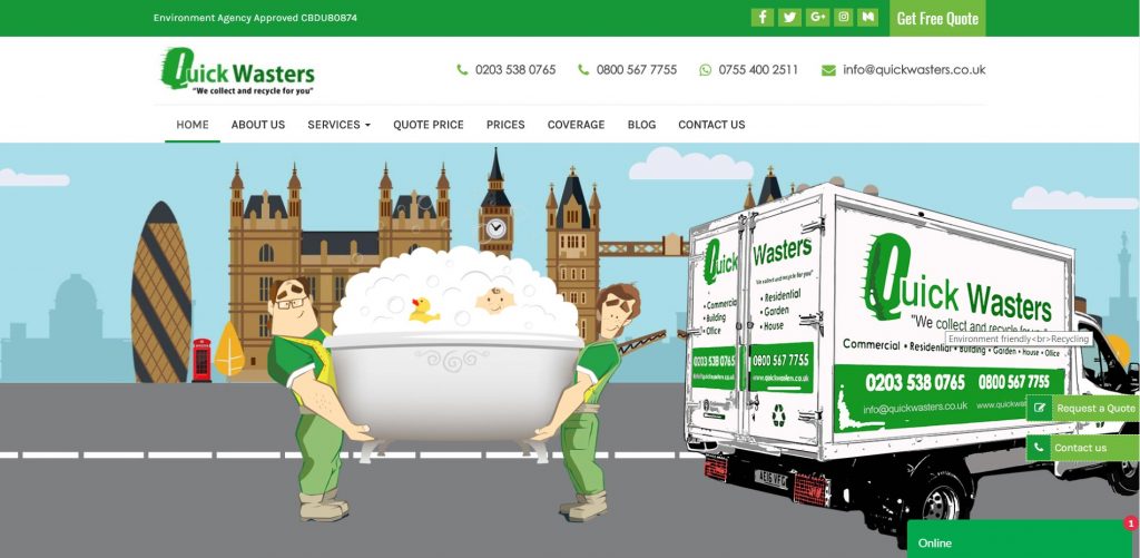 Quick Wasters london