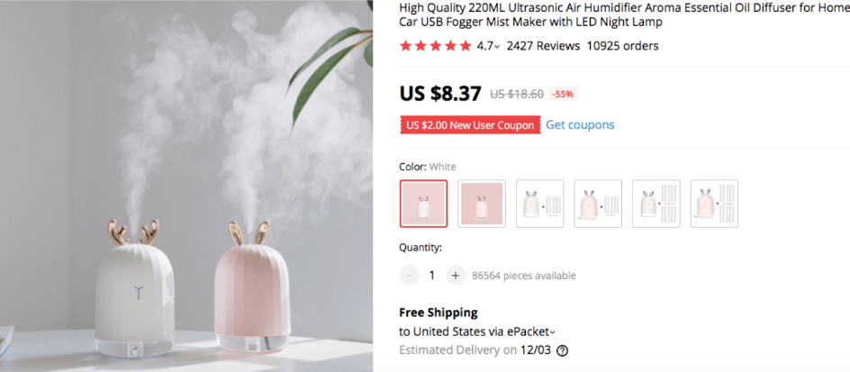 Humidifier Sunrise