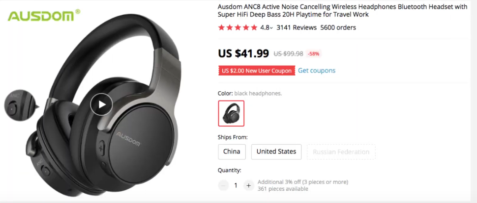 Noise Cancelling Headphones