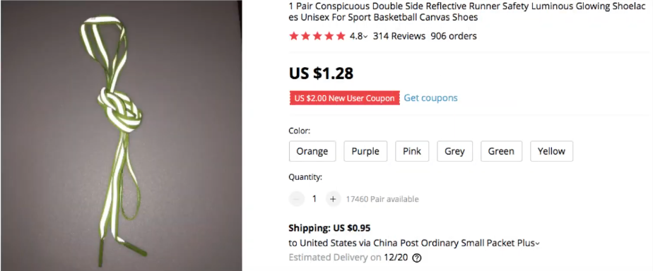 reflective shoelaces