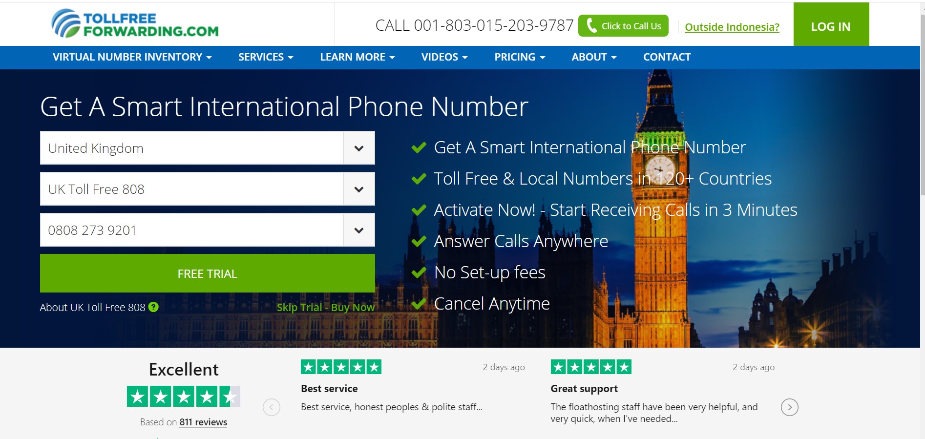 toll free forwarding