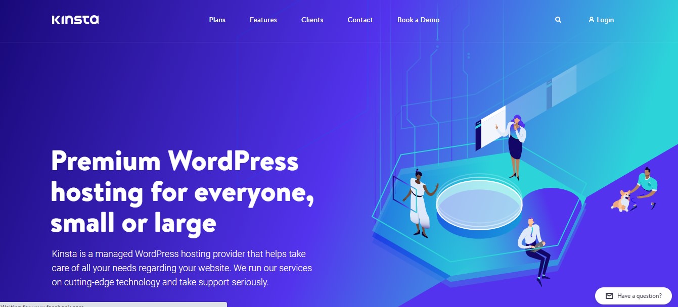 kinsta UK blog hosting