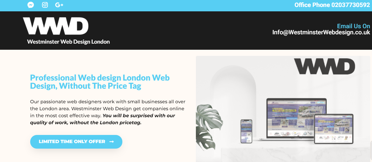 Westminster Web Design London