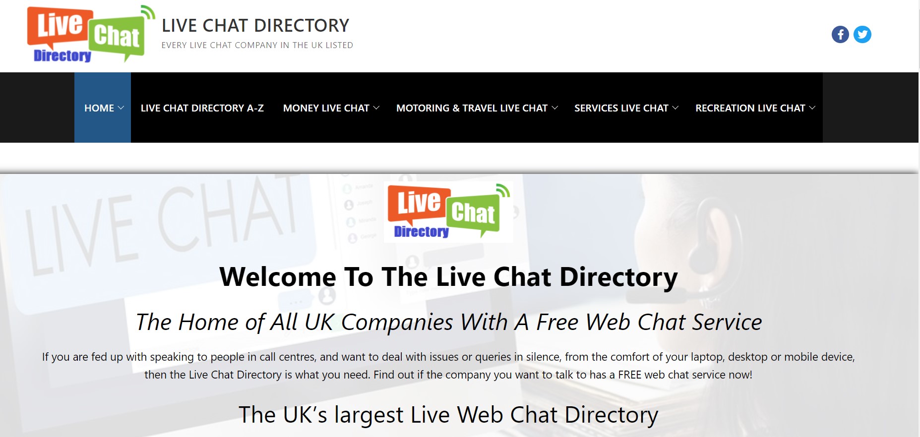 live chat directory live chat directory