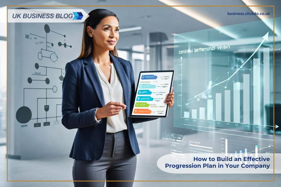 company-progression-plan-career-growth-illustration